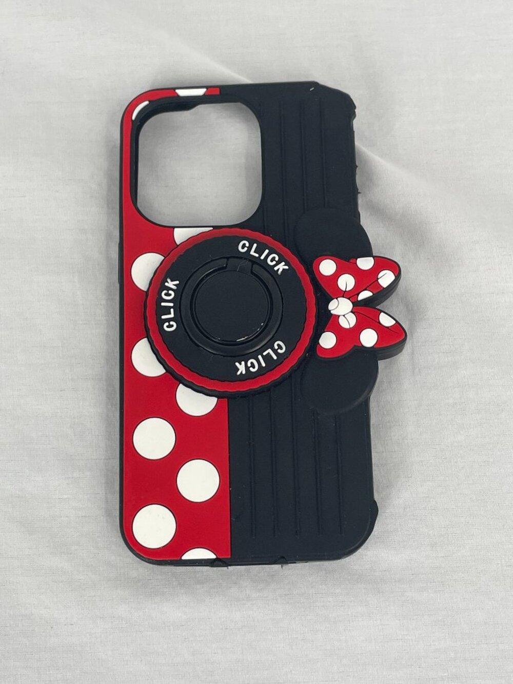 Minnie Mouse Phone Case with Ring Holder